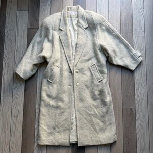 Chic Cream Coat for Women